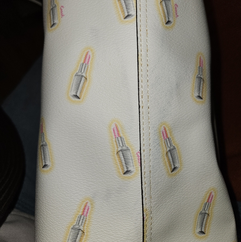 NWT Coach City Tote Lipstick Print - Picture 12 of 13